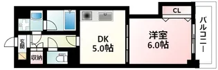 1DKの間取り画像
