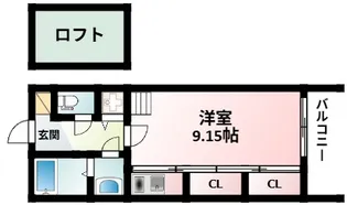 フォレステージュ江坂垂水町【3階】の間取り