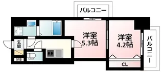 Luxe新大阪SOUTH【5階】の間取り