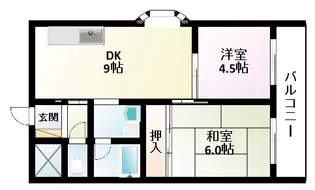 中井ハイツ【3階】の間取り