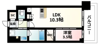 大阪府大阪市淀川区宮原5丁目【マンション】の間取り