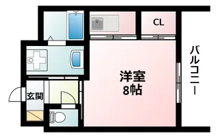 ヴェローノ新大阪北【5階】の間取り
