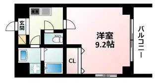 プライムコート新大阪【4階】の間取り