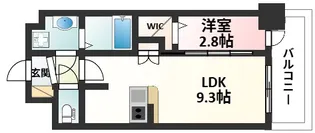 セレニテ新大阪プリエ【10階】の間取り
