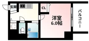 U-ro新大阪【7階】の間取り