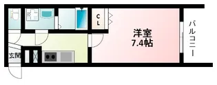 S-RESIDENCE新大阪WEST【8階】の間取り