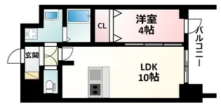 プレサンス新大阪イオリア【3階】の間取り