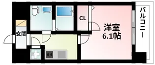 エスリード北大阪レジデンス【8階】の間取り