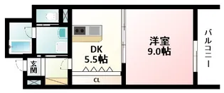 ベリー・モンテ新大阪【3階】の間取り