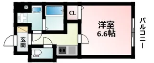 1Kの間取り画像