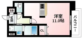 KAMITANI6【3階】の間取り