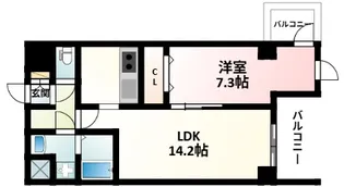 ラウレア【2階】の間取り