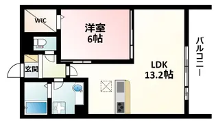 シャルムB【2階】の間取り
