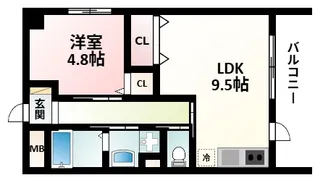 ドイマンション【4階】の間取り