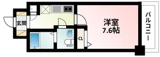 1Kの間取り画像