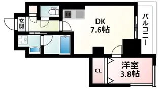 ORSUS新大阪【4階】の間取り
