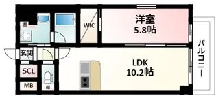 グランカーサ新大阪SOUTH【3階】の間取り