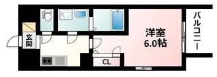 エスリード新大阪グランファースト【8階】の間取り