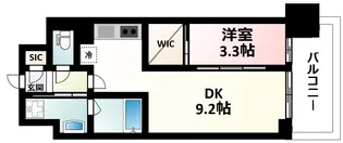 大阪府大阪市淀川区宮原5丁目【マンション】の間取り