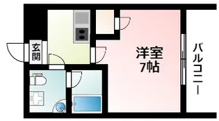 アスール江坂3rd【11階】の間取り