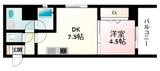 アスール江坂3rd【8階】の間取り