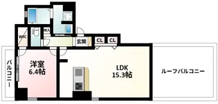 パルム新三国【601号室】の間取り