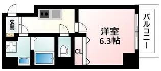 1Kの間取り画像