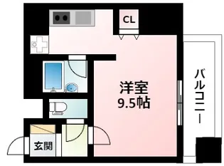 アーデン江坂【4階】の間取り