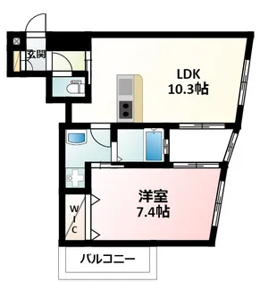 アーバンテラス新大阪【2階】の間取り