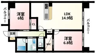 Crestieq AYA【11階】の間取り