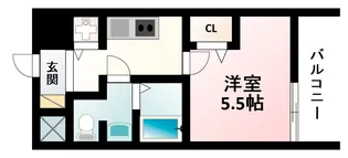 アドバンス新大阪Ⅴ【9階】の間取り