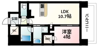 ソルレヴェンテ江坂広芝町【10階】の間取り