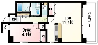 ア・ミュゼ新大阪【11階】の間取り