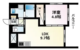 ノルデンハイム江坂Ⅲ【11階】の間取り