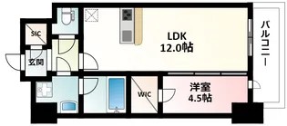 大阪府大阪市淀川区木川東4丁目【マンション】の間取り
