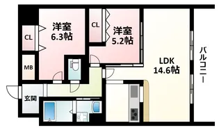 ALIVIO【6階】の間取り