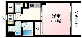 ルーヴェンブルン豊津【2階】の間取り