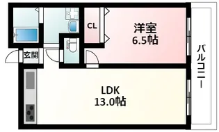 JMRレジデンス新大阪【3階】の間取り