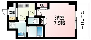 アーデン江坂Ⅲ【4階】の間取り