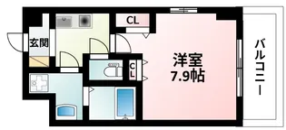 アーデン江坂Ⅲ【3階】の間取り