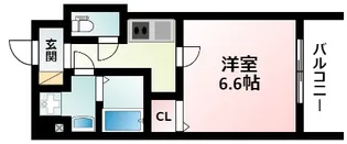 S-RESIDENCE新大阪Ridente【5階】の間取り