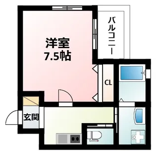 ワコーレヴィータ江坂EAST【3階】の間取り