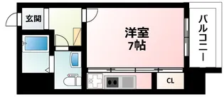 ドゥーエ江坂Ⅰ【2階】の間取り