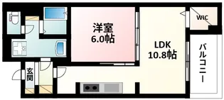 ラ・ルミエール【1階】の間取り