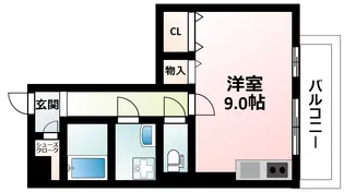 エバーグリーン【3階】の間取り