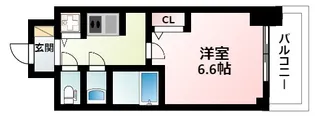 S-RESIDENCE江坂Eminence【5階】の間取り