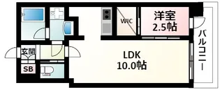セレニテ西中島アリア弐番館【10階】の間取り