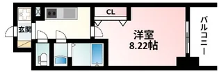 Luxe新大阪SOUTH【3階】の間取り