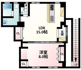 こはる荘【2階】の間取り