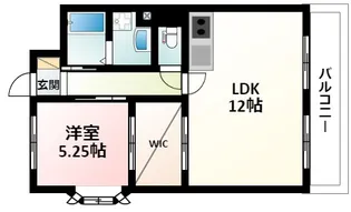 江坂パークビル【5階】の間取り